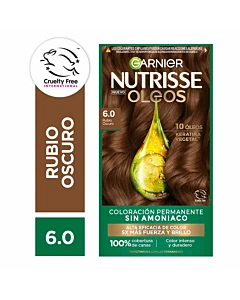 Kit Tintura Perm. Nutrisse Oleos 6.0 Rubio Osc.