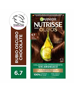Kit Tintura Perm Nutrisse 6.7 Rubio Osc. Choco.