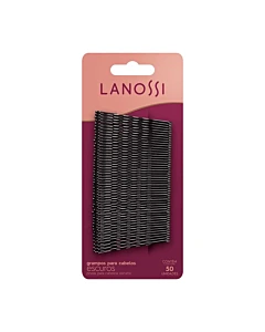 Horquillas De Pelo Lanossi Negras 50 U