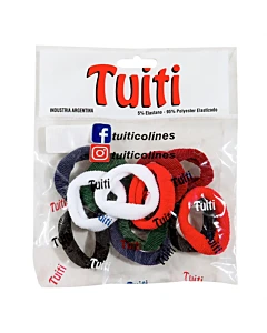 Colita De Pelo Tuiti Grande Fina Surtido Escolar