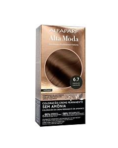 Tintura Para Pelo Alfaparf Alta Moda Color Chocolate 6.7