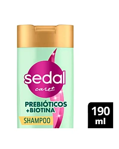 Shampoo Sedal Prebioticos Biotina 190 Ml
