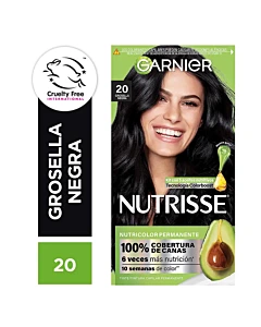 Kit Tintura Nutrisse Clasico Tono 20  Grosella Negra