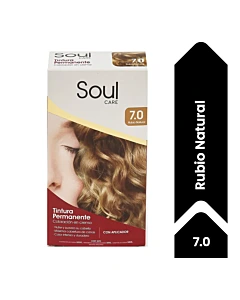 Tintura Permanente Soul Care 7.0 Rubio Natural