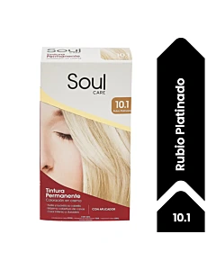 Tintura Permanente Soul Care 10.1 Rubio Platinado