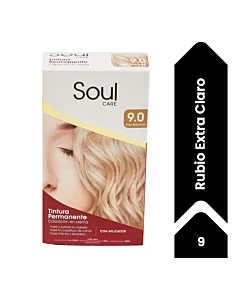 Tintura Permanente Soul Care 9.0 Rubio Extra Claro