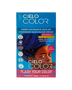 Tintura Semi Permanente Otowil Cielo Color Fantasía Azul 50g
