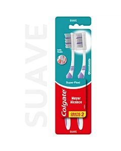Cepillo De Dientes Colgate Super Flexi 2u