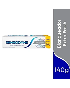 Pasta Dental Blanqueador Extra Fresh Dientes Sensibles 140gr