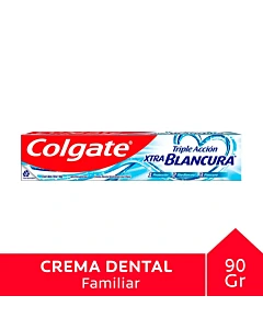 Pasta Dental Colgate Triple Acción Extra Blancura 90 G