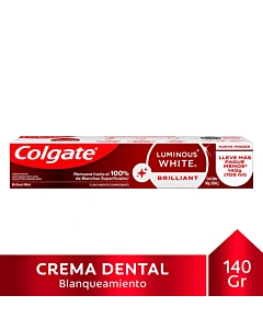 Pasta Dental Colgate Luminous White Brillant 140 G