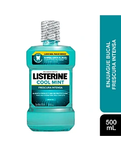 Enjuague Bucal Listerine Cool Mint Frescura Intensa 500ml