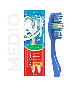 Cepillo De Dientes Colgate Triple Acción 2 U
