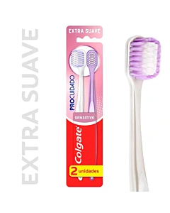 Cepillo Dental Colgate Procuidado Sensitive Extra Suave 2 U