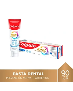 Pasta Dental Colgate Total Whitening Con Flúor 90g