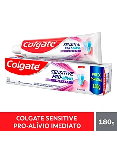 Pasta Dental Colgate Sensitive Pro Alivio Inmediato 180 G