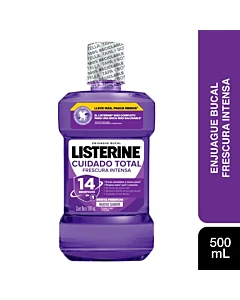 Enjuague Bucal Listerine Cuidado Total Frescura Intensa 500ml