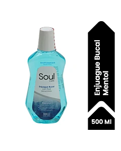 Enjuague Bucal Soul Care Mentol 500ml