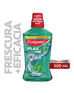 Enjuague Bucal Colgate Plax Fresh Mint 500 Ml