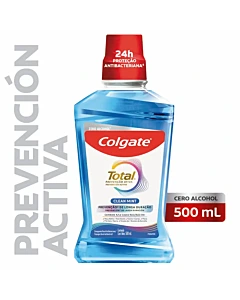 Enjuague Bucal Colgate Total Clean Mint 500ml