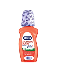 Enjuague Bucal Algabo Fresh Mint 250 Ml