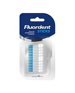 Palillos Interdentales Fluordent Con Estuche Sticks 40u