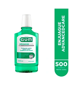 Enjuague Bucal Gum Advanced Care Menta Suave 500ml