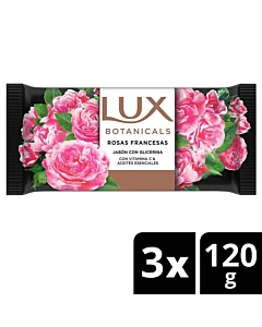 Jabón De Tocador Lux Rosas Francesas  3u