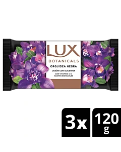 Jabón De Tocador Lux Orquidea Negra 3u
