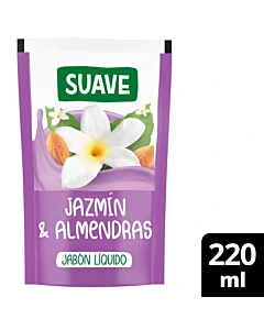 Jabón Liquido Suave Jazmin Y Almendras 220ml