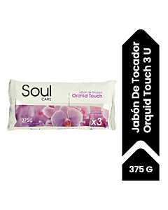 Jabon De Tocador Soul Care Orchid Touch 3x125g