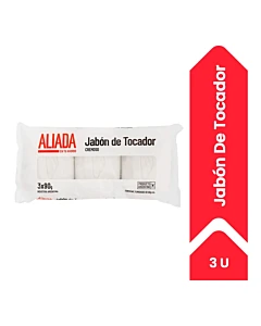 Jabón De Tocador Aliada Cremoso 3 U 90 G
