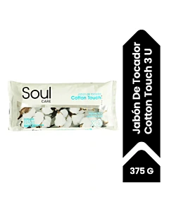 Jabon De Tocador Soul Care Cotton Touch 3x125gr