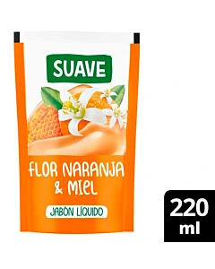 Jabón Liquido Suave Flor Naranja Y Miel 220ml