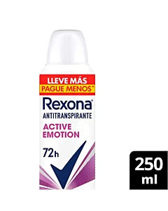 Antitranspirante Active Emotion Rexona 250ml