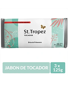 Jabón De Tocador St Tropez Brisa De Primavera 3 U 125 G