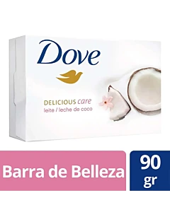 Jabón De Tocador Dove Leche De Coco 90grs.