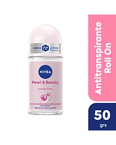 Desodorante Antitranspirante Femenino Nivea Pearl & Beauty Roll On X 50 Ml