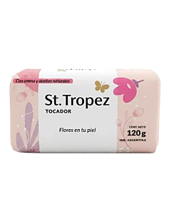 Jabón De Tocador St Tropez Flores En Tu Piel 120 G