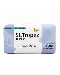 Jabón De Tocador St Tropez Frescura Marina 120 G