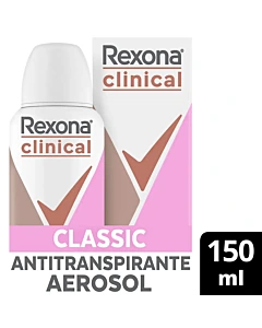 Antitranspirante En Aerosol Rexona Clinical Classic 96h 150ml