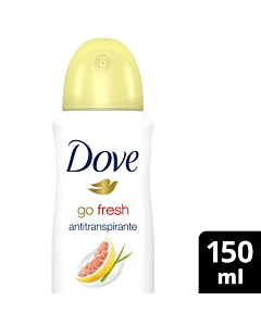 Antitranspirante En Aerosol Dove Pomelo Go Fresh 150ml