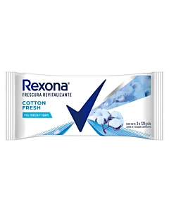 Jabón En Barra Rexona Cotton Fresh 3x120 Gr