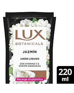 Jabón Líquido Lux Botanicals Jazmín Repuesto 220 Ml