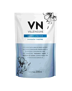 Jabón Líquido Villeneuve Floral Hidr Nutri Dp 200 Cc.