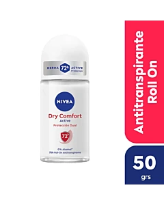 Desodorante Antitranspirante Femenino Nivea Dry Comfort Roll On X 50 Ml