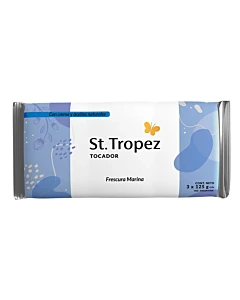 Jabón De Tocador St Tropez Frescura Marina 125 G 3 U