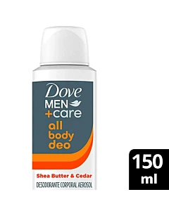 Desodorante Dove All Body Deo Shea Butter & Cedar 150 Ml