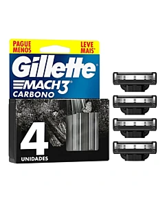 Cartuchos Para Afeitar Mach3 Carbono 4un