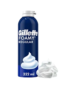 Espuma De Afeitar Gillette Foamy, Con Textura Cremosa, 322 Ml
